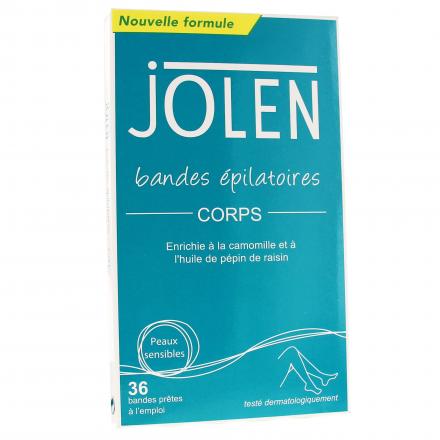 Bandes epilatoires corps x 36