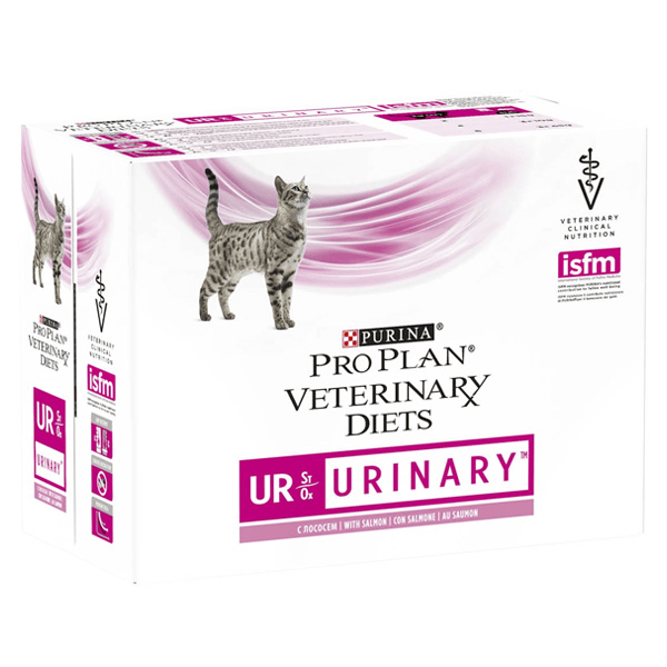 Proplan Veterinary Diets Feline UR St/Ox Urinary Saumon 10x85g