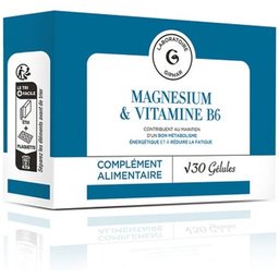 Magnésium et Vitamine B6 30gélules