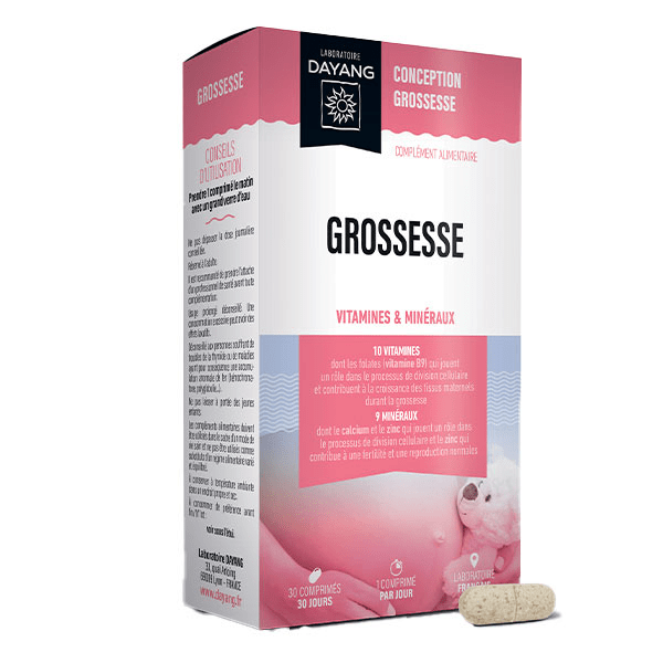 Grossesse vitamines & minéraux 30 comprimés