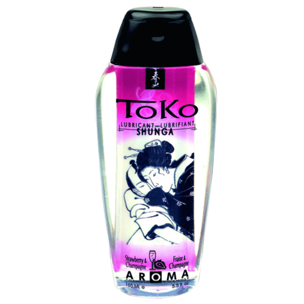 Lubrifiant Base Eau Toko Vin Pétillant - Fraise 165ml