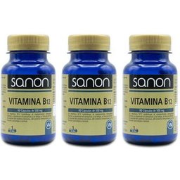 Pack Vitamine B12 500mg 3x60caps