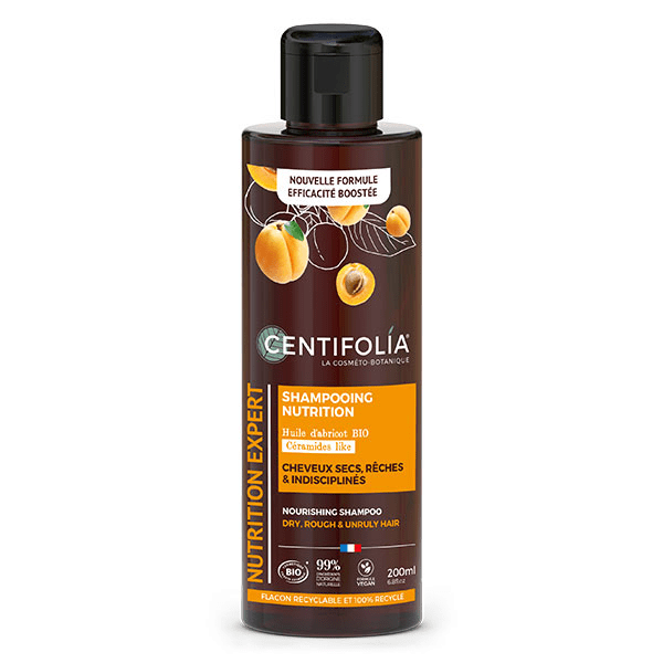Shampooing Crème Cheveux Secs Beurre d'Abricot Huile de Jojoba 200ml