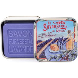 Savon Boîte Métal Champs de Lavande 100g