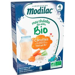 Mes Céréales Du Soir Bio Carottes 4 Mois 250g