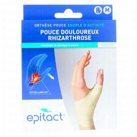 Orthèse pouce Souple d'activité Main Gauche taille M (15-17 cm)