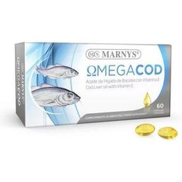 Omegacod Huile de foie de morue avec vitamine E 60 C