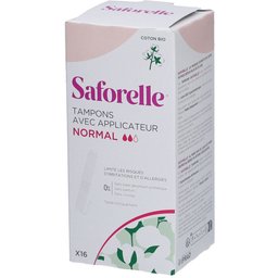 Saforelle® Tampon avec applicateur Coton BIO