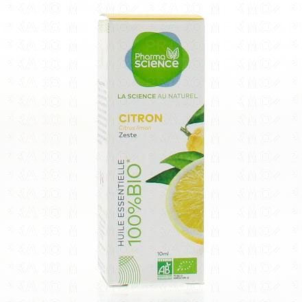 Huile essentielle de Citron bio flacon 10 ml