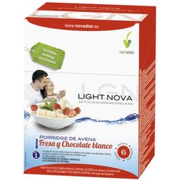 Light Nova Porridge Fraise - - 6 Enveloppes