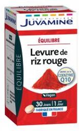 Levure de Riz Rouge Coenzyme Q10 Équilibre 30 Comprimés - Pot 30 comprimés
