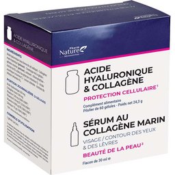 Acide Hyaluronique Collagène 60 Gélules + Sérum 30ml