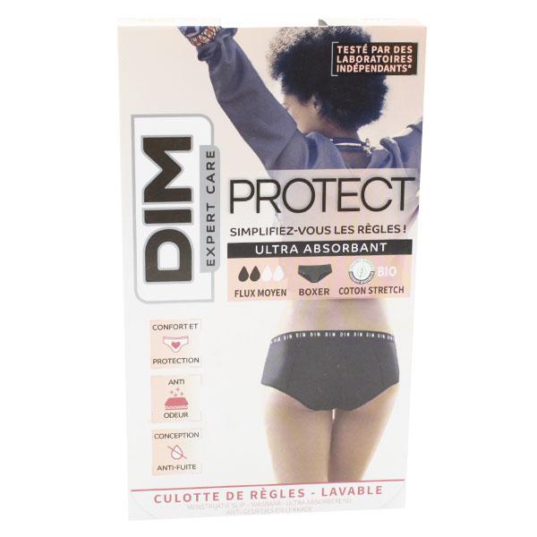 Protect Culotte de Règles Forme Boxer Flux Moyen Taille 32/34