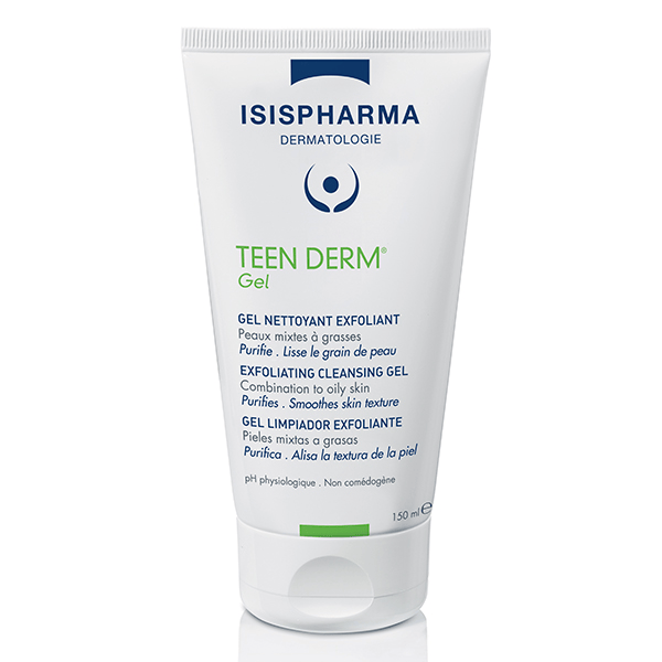 Teen Derm Gel Nettoyant Exfoliant 150ml