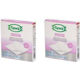 Flawa® Gazin® Compresses de gaze pliées 5 x 5 cm