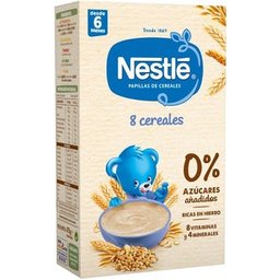 Nestlé Papilla 8 Cereales 0% Azúcares Añadidos +6m 950g