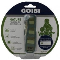 Nature bracelet citronnelle rayures citronnelle kaki