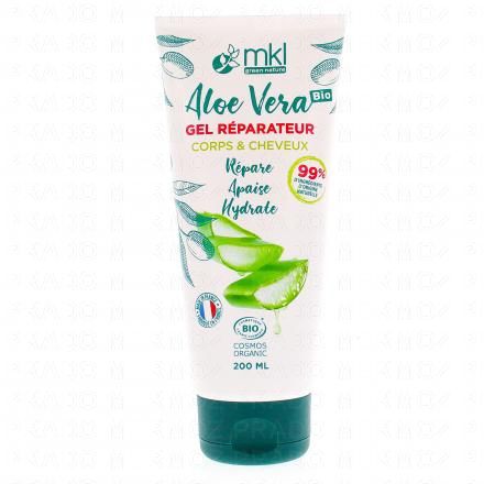 Gel réparateur corps à l'aloe vera Bio tube 200ml