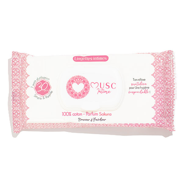 Fleur de Sakura - L'innoncente Lingettes intimes - 30 unités