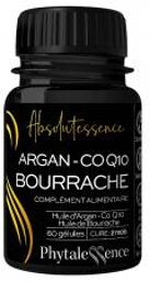 Absolutessence Argan Bourrache CO Q10 60 Gélules - Pot 60 gélules