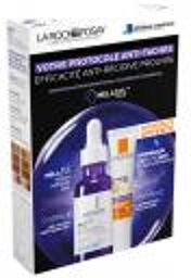 Mela B3 Sérum Concentré Anti-Taches 30 ml + Anthelios UVmune 400 Fluide Anti-Taches SPF50+ Sans Parfum 15 ml Offert - Lot 2 produits