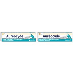 Aureocyde - Crème apaisante assainissante - Antibactérienne - Libération prolongée - Tube 15g