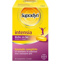 Intensia Multivitamines et Minéraux  aide à réduire la fatigue