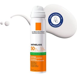 Anthelios Crème Solaire en Brume Fraîche Anti-Brillance Visage Spf50 Aérosol Avec Parfum 75ml