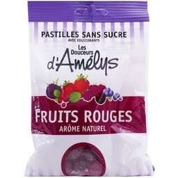 Le Douceurs D'Amelys Fruits Rouges Sans Sucre 80g