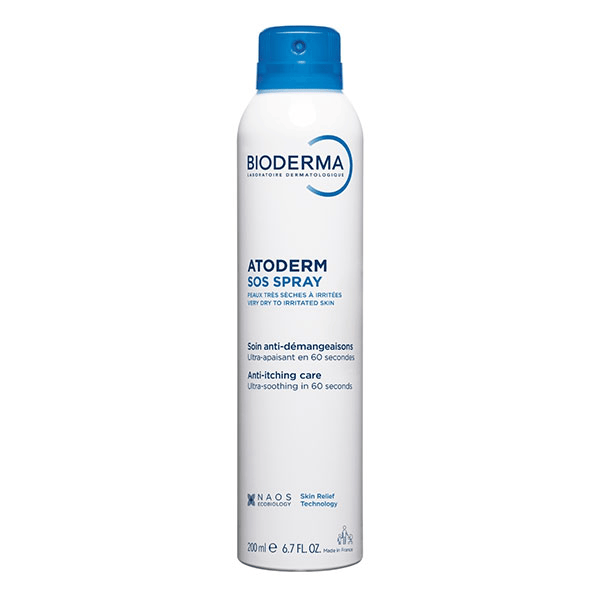 Atoderm SOS Spray Anti-Démangeaisons Peau Sèche Eczéma Atopique 200ml