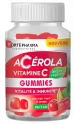 Acérola Énergie Gummies - 60 Gommes - Pot 60 gommes