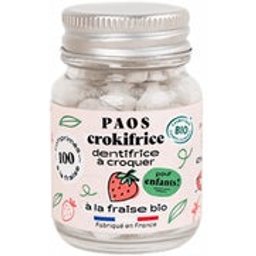 Dentifrice à Croquer Bio Fraise 100comp
