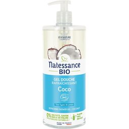Gel Douche à l'Eau de Coco Certifié Bio pH Physiologique