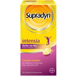Intensia  Multivitamines et Minéraux  aide à réduire la fatigue
