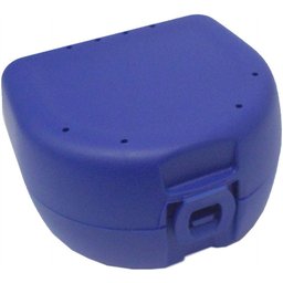 Boîte pour prothèses/appareils dentaires Universel bleu foncé