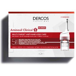 Dercos Aminexil Clinical 5 Femmes 21 Monodoses