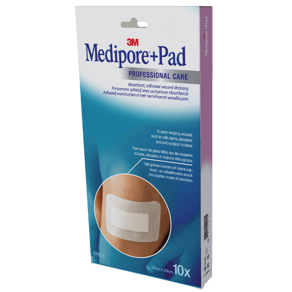 Medipore Plus Pad 10cm x 20cm 10 pansements