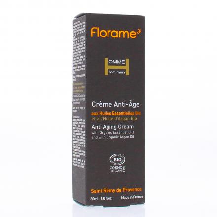 Homme Crème anti-âge bio flacon pompe 30ml