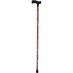 García 1880 Muletilla Plegable Rojo Flor Plástico 1ud