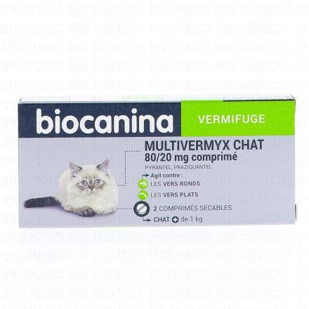 Multivermyx chat comprimésx2