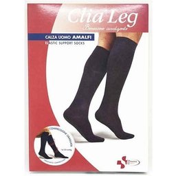 Clialeg Bas Homme Amalfi Noir Taille L 1 Paire