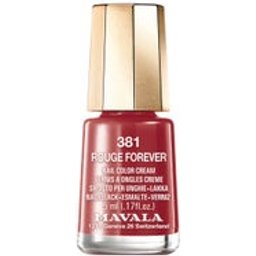 Mini Color Vernis à Ongles Crème Rouge Forever 381 5ml