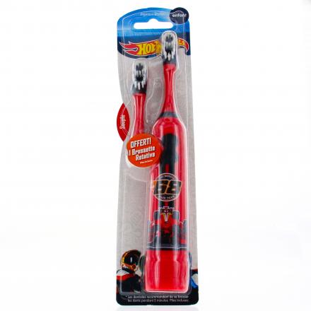 Hot Wheels Brosse à dents électrique+ 1 brossette rotative offert