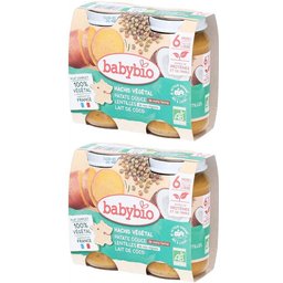Babybio Hachis Végétal Patate Douce Lentilles Lait de Coco