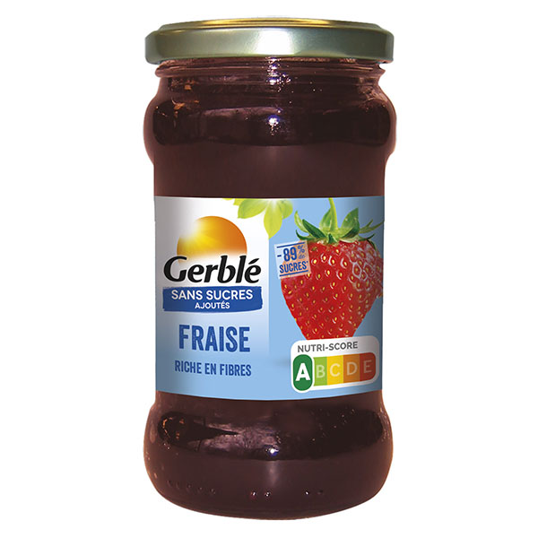 Sans Sucres Ajoutés Confiture Fraise 320g