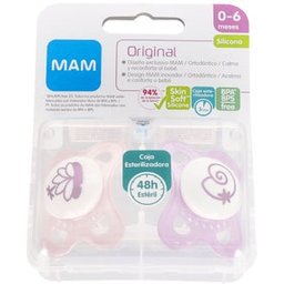 Baby Soother Original Silicone 0-6 M 2uts
