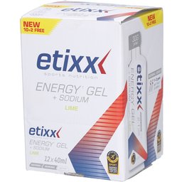 Energy Gel + Sodium Citron Vert | Gel énergétique avec sodium supplémentaire