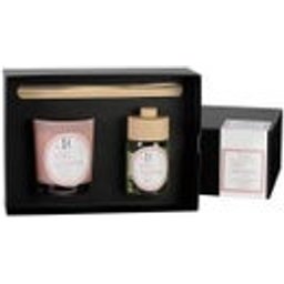 Set Nro 10 Bougie + Mikado Rose-Cardamom 23x16,6x8,3cm