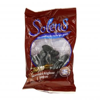 Gommes à la réglisse bateau sachet de 100g