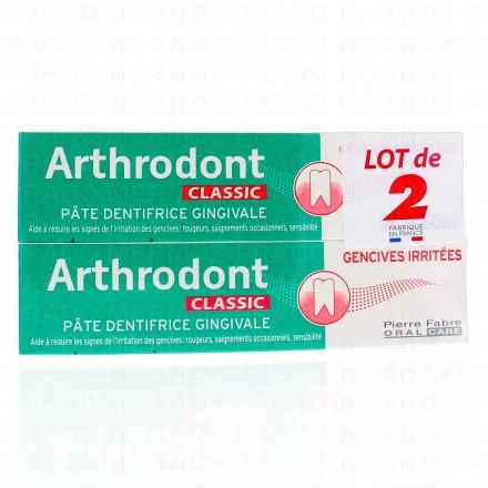 Classic - Pâte dentifrice gingivale 2 tubes x 75ml